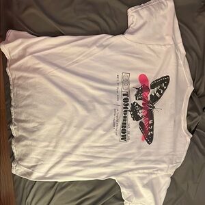 White Graphic Kids T-Shirt